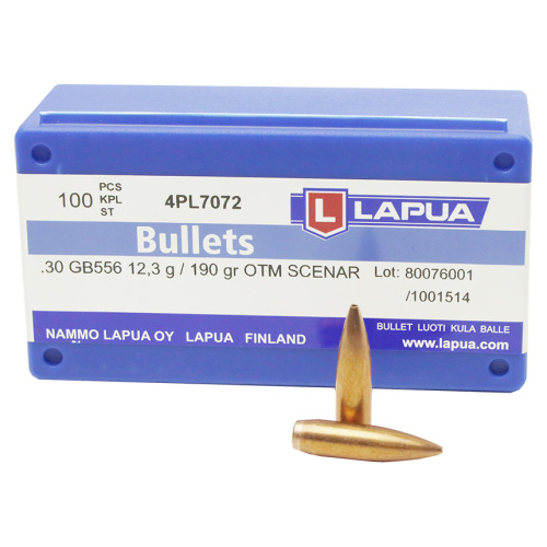 Lapua 30 Cal 190 Gr OTM Scenar Bullets (100 Ct)