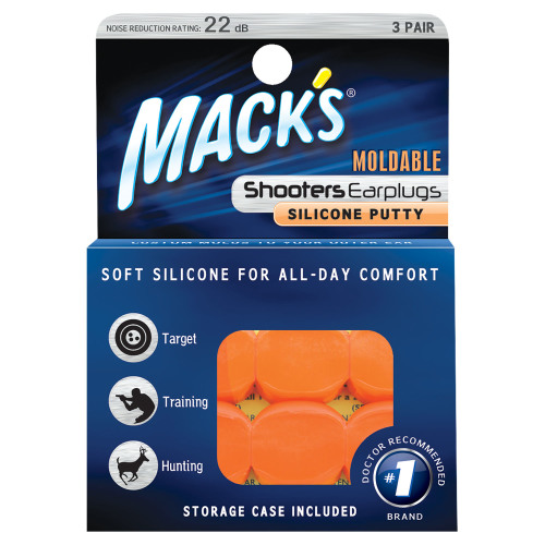 Mack's Shooters Moldable Putty Earplugs