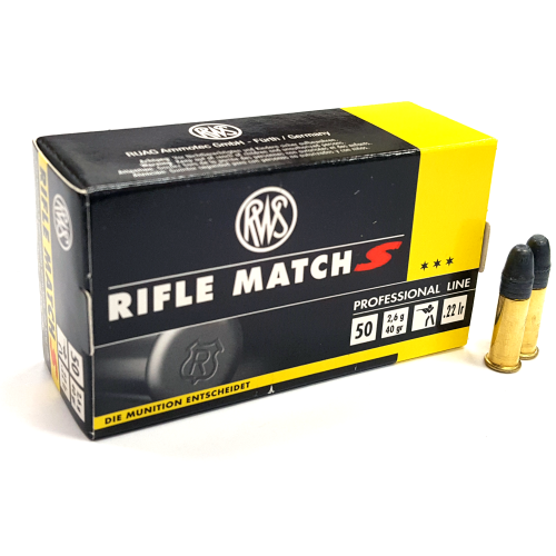 RWS .22 LR Rifle Match "S" Ammunition