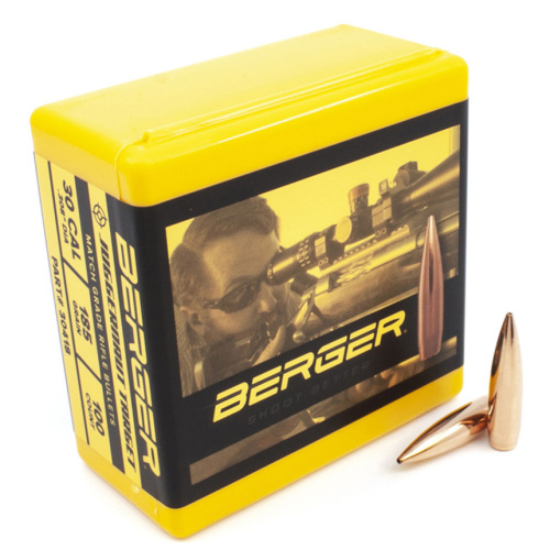 Berger 30 Cal 185 Gr Juggernaut Target Bullets (100 Ct)