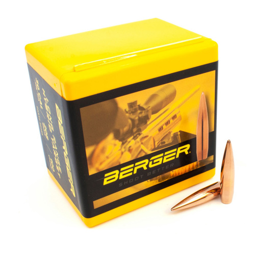 Berger 30 Cal 208 Gr LR Hybrid Target Bullets (100 Ct)