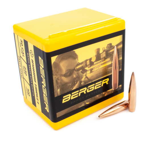 Berger 30 Cal 230 Gr Hybrid Target Bullets (100 Ct)