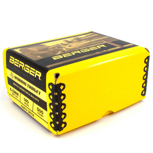 Berger 6.5mm 140 Gr Match Hybrid Target Bullets (500 Ct)