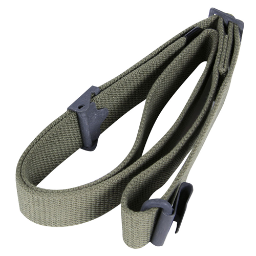 Green Military Cotton Web Sling Slings Creedmoor Sports Inc