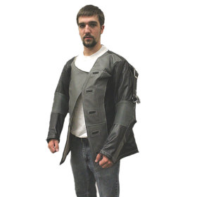 Anschutz Leather Shooting Coat Other Side View