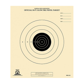 50ft Slow Fire Pistol Target
