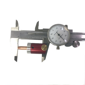 Hornady LNL Comparator Insert Shown in Calipers