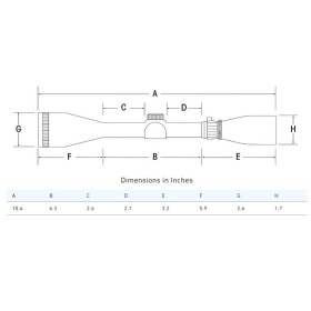 Sightron SIII Long Range 8-32x56 Side Focus MOA-1 Reticle Scope Dimensions