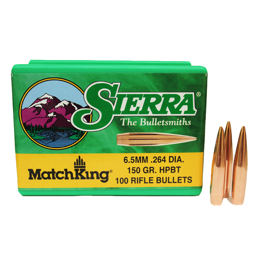 Sierra 6.5mm 150 Gr MatchKing Bullets