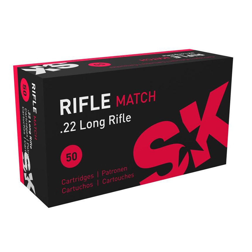 SK Rifle Match .22 LR Ammunition