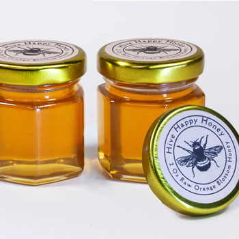 2 2 oz jars of Orange Blossom Honey (JHONEY)