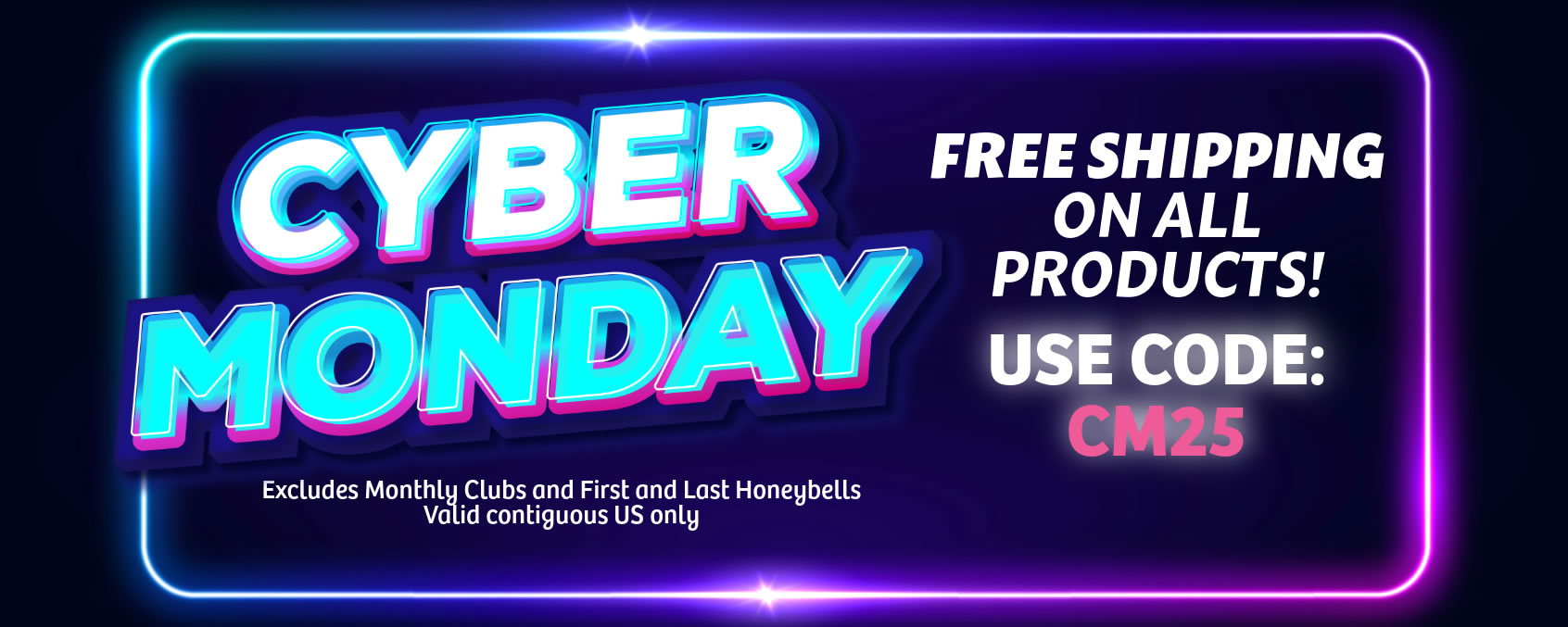 Cyber Monday Free Shipping Site-wide