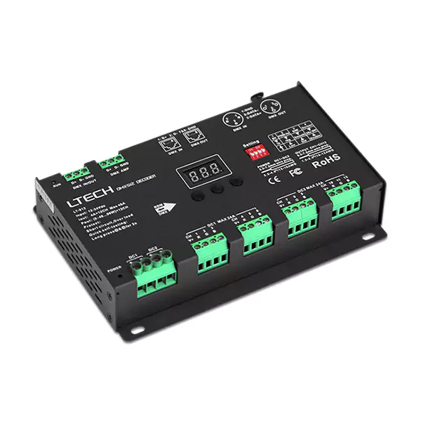 12 channel DMX decoder