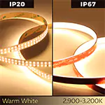 Bright Warm White Strip Light