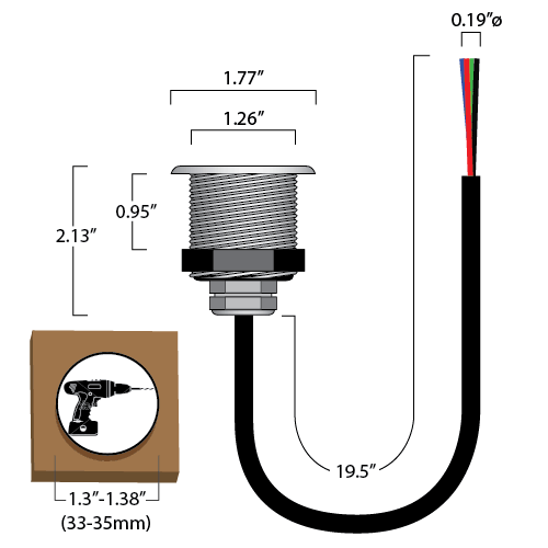 Dot Light Dimensions