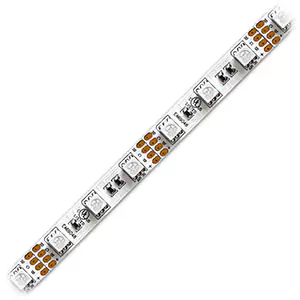 Closeup of RGB LED strips of lighting 12VDC