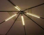 LED Gazebo Lighting Project using LED Strip lights