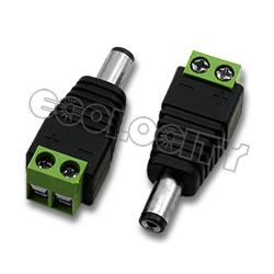 LED Female Barrel to 2 Conductor Screw down connector