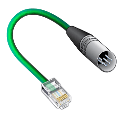 XLR5 to RJ45