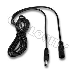 Male Barrel to Female Barrel Jumper Cable