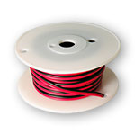 2 Conductor DC Connection Wire Red/Black Pair - 18AWG