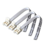 (3) Ribbon to Wire Snap Connector for 50/50 10mm RGB LED Strips