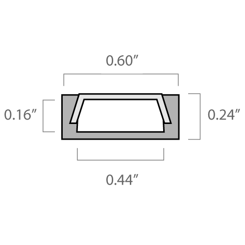 KLUS MICRO-PLUS Alumunim Extrusion for LED Strip Lights - Ecolocity LED