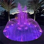 Purple Underwater Light