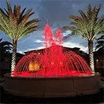 Red Fountain Light