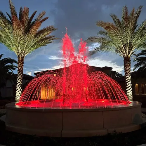 Red Fountain Light