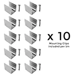 10 Mounting Clips
