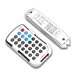 Mini Digital LED Pixel Controller with RF Remote, 5-24VDC 10A