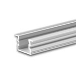 PDS4-K Aluminum Extrusion with Wings - .5" Deep - 1M Silver Anodized