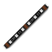 Ribbon Star, RGB 180 Black PCB LED Strip Light - UL 12VDC - 9.84ft (3m) Full Reel