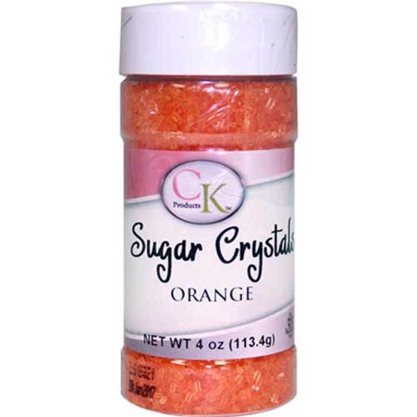 Orange Large Crystal Sparkling Sugar