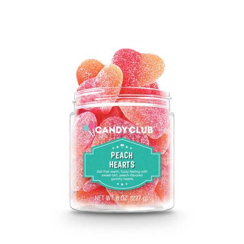 Peach Hearts Gummy Candy