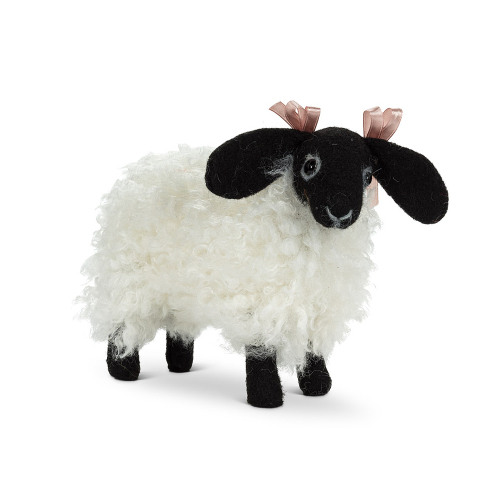 SALE!  Curly Sheep Decoration