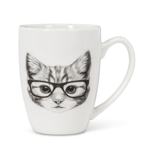 Glasses Cat Mug