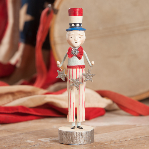 SALE!  Uncle Sam with Star Garland
