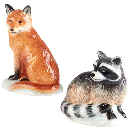 Fox & Raccoon Salt & Pepper