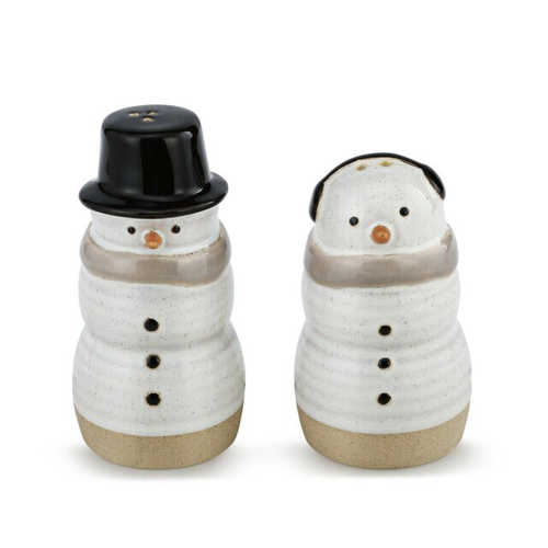 SO!  Snow Day Snowman Salt & Pepper Set