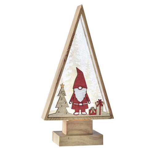 LTD QTY!  Gnome Santa LED Tree