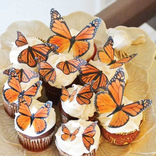 Monarch Butterflies Wafer Paper