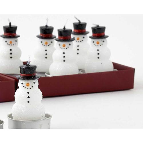 SOS!  Snowman Tealight Boxed Set
