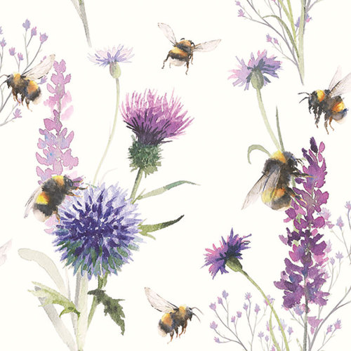 Bumblebees In the Meadow Lunch Napkins
