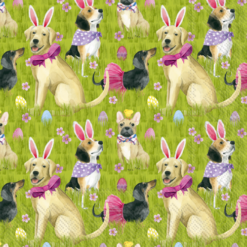 Bunny Dogs Lunch Napkins