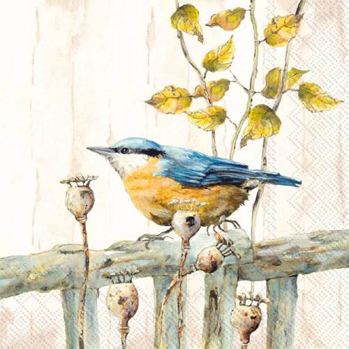 Bird On Fence Lunch Napkins