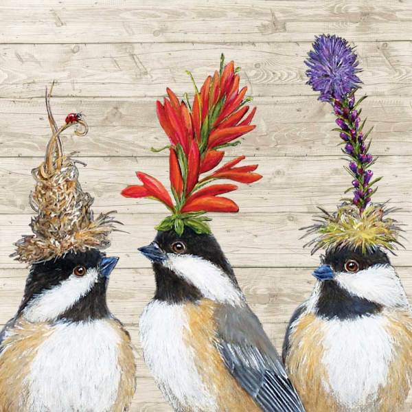 The Chickadee Sisters Lunch Napkins