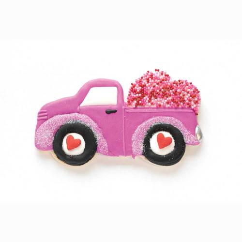 Vintage Truck with Heart Cookie Cutter