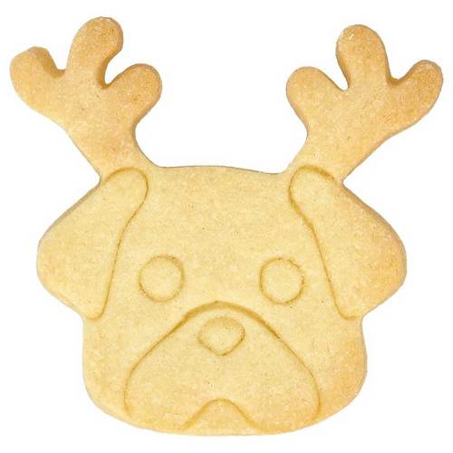 Christmas Pug Cookie Cutter